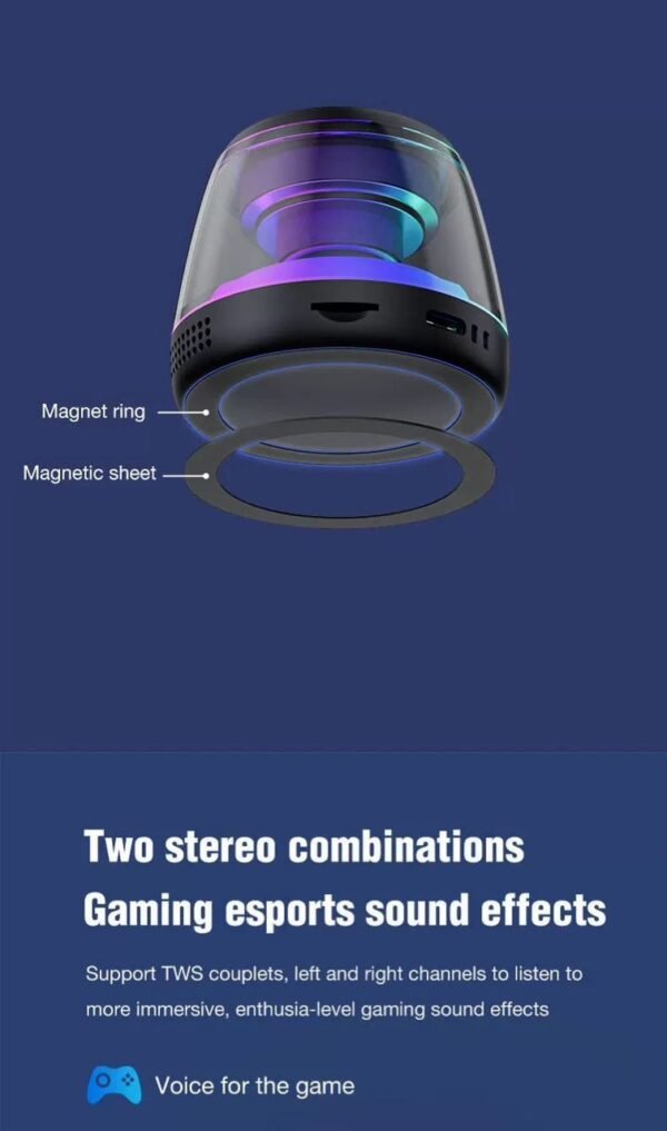 Speaker Bluetooth Magnetico - immagine 2
