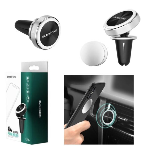 Supporto smartphone auto magnetico per bocchetta aria - immagine 4