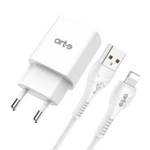 Caricabatteria da rete 2.1A usb  con cavo lightning