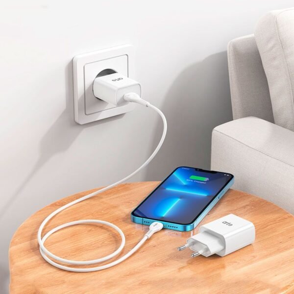 Caricabatteria da rete 2.1A usb  con cavo lightning - immagine 7