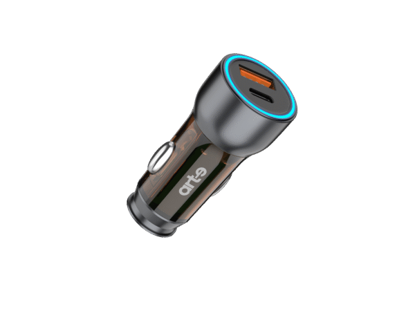 Caricabatteria da auto 18W QC3.0+PD25W USB TYPE-C