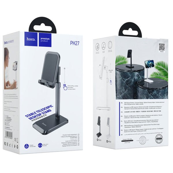 Supporto Smarphone per Scrivania (nero) - immagine 4