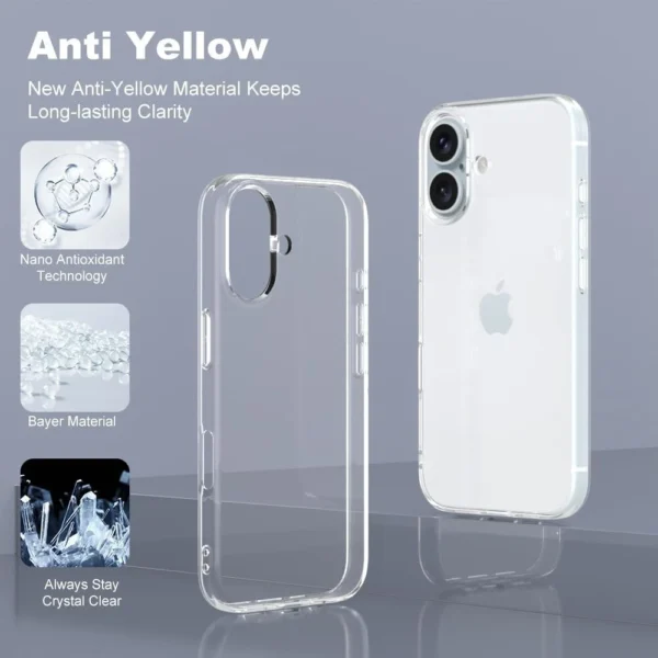 COVER TPU/SILICONE TRASPARENTE IPHONE - immagine 4