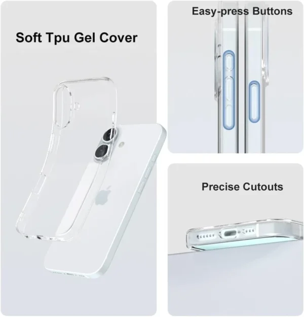 COVER TPU/SILICONE TRASPARENTE IPHONE - immagine 6